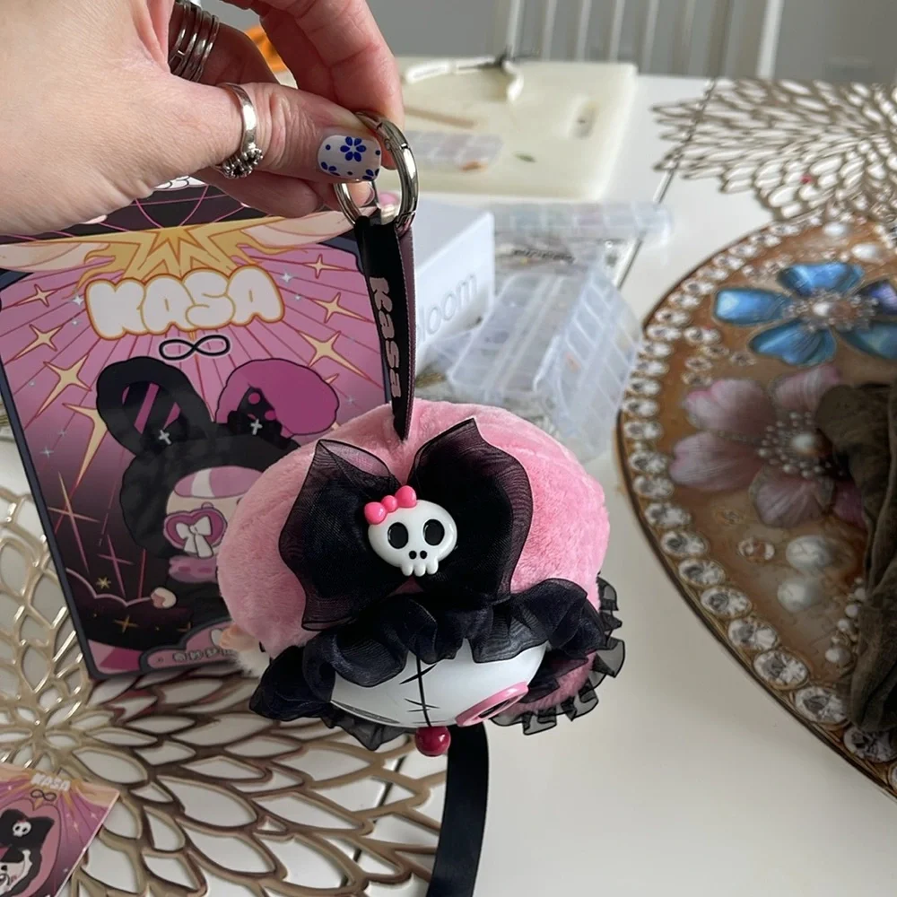 Plush Doll with Pink Hood